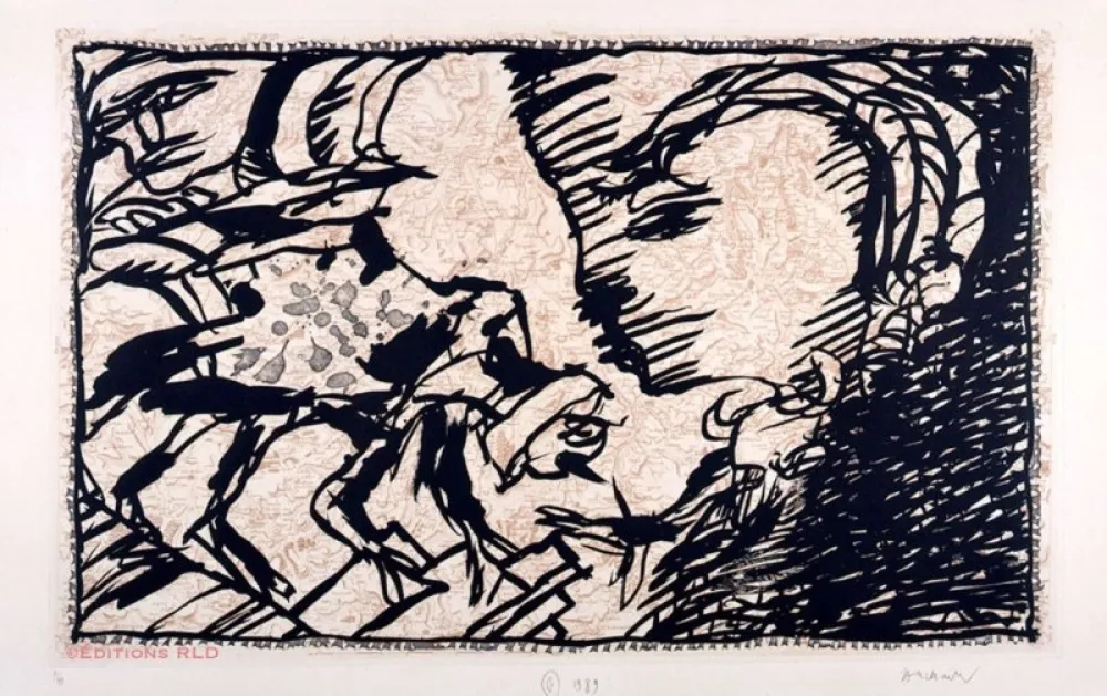 Radierung Und Aquatinta Alechinsky - Le retour au foyer