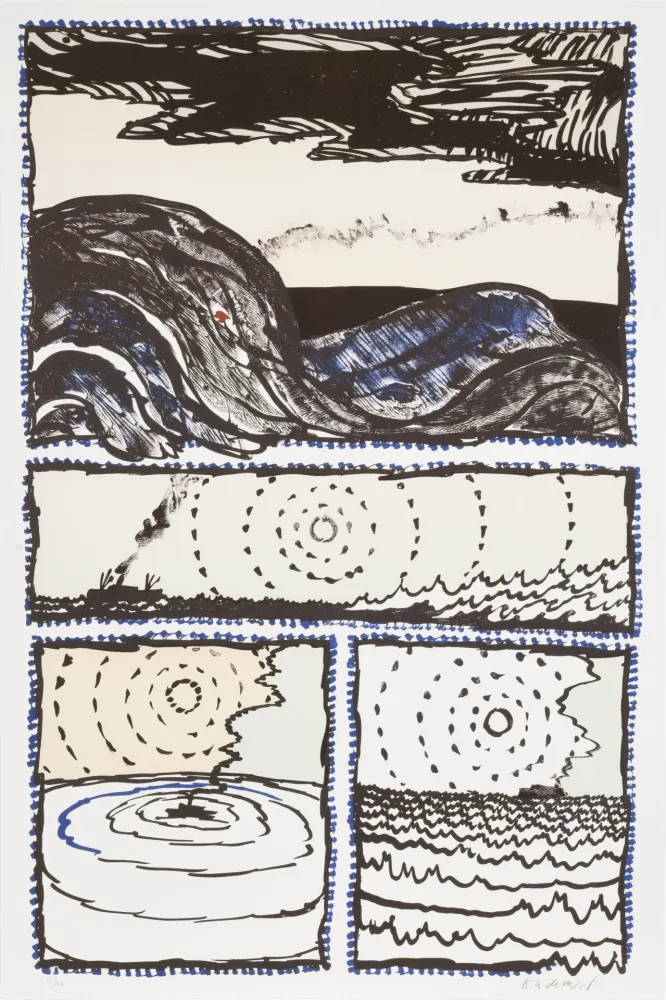 Lithographie Alechinsky - Le Volturno 03