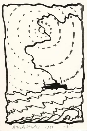 Illustriertes Buch Alechinsky - Le Volturno