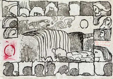 Radierung Alechinsky - L’eau forte