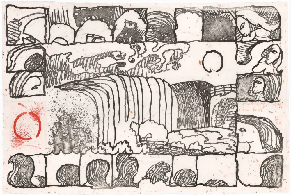 Radierung Alechinsky - L’eau forte