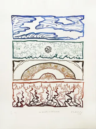 Stich Alechinsky - Les 4 éléments