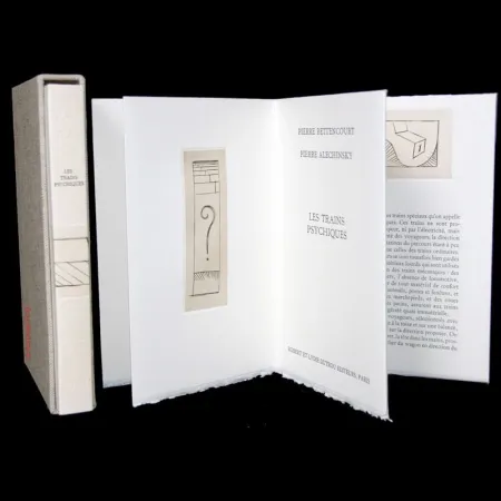 Illustriertes Buch Alechinsky - Les trains psychiques