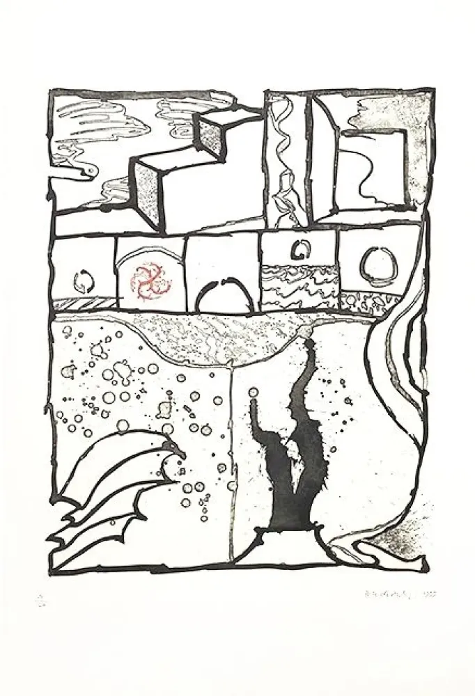 Stich Alechinsky - Les trois marches