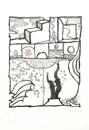 Stich Alechinsky - Les trois marches