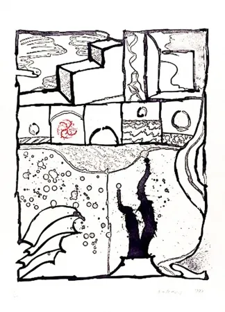 Stich Alechinsky - Les trois marches