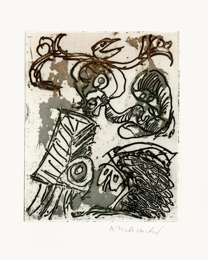 Illustriertes Buch Alechinsky - L'espace d'un doute