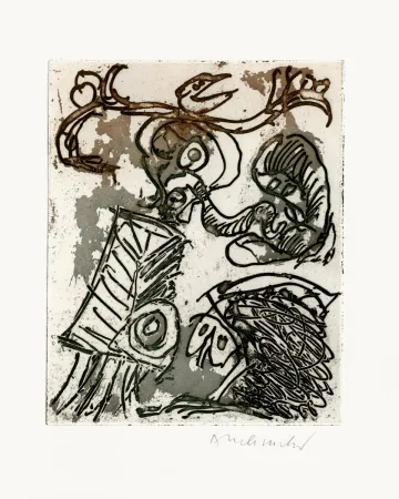 Illustriertes Buch Alechinsky - L'espace d'un doute