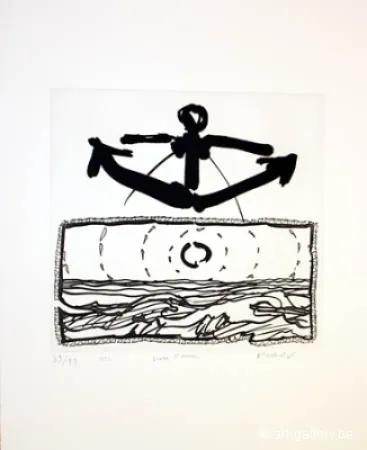 Stich Alechinsky - Lever l'ancre