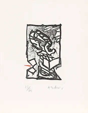 Radierung Alechinsky - Lichthouwen