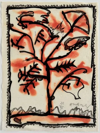 Radierung Und Aquatinta Alechinsky - Lieu dit