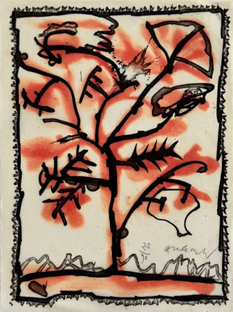 Radierung Und Aquatinta Alechinsky - Lieu dit