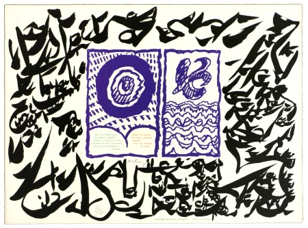 Linolschnitt Alechinsky - Linolog I 