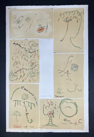 Keine Technische Alechinsky - Litho-Mots