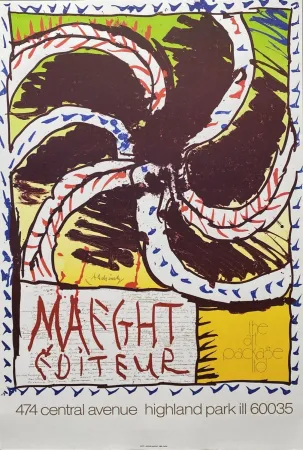 Plakat Alechinsky - Maeght Editeur