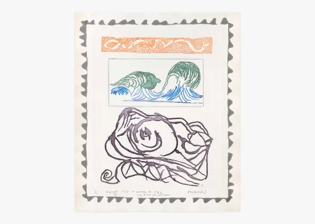 Stich Alechinsky - Morsures VII