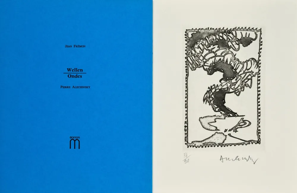 Illustriertes Buch Alechinsky - Ondes