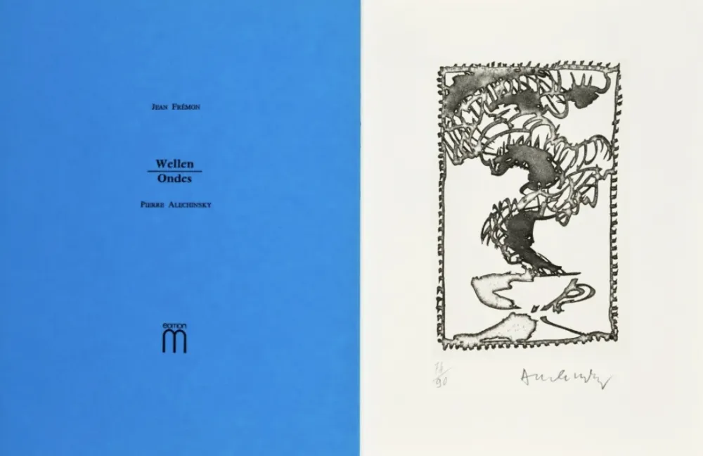 Illustriertes Buch Alechinsky - Ondes