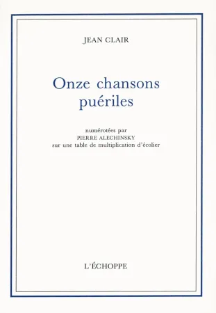 Illustriertes Buch Alechinsky - Onze chansons puériles