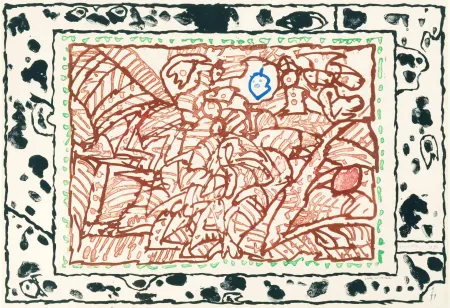 Radierung Alechinsky - Ordre Minéral