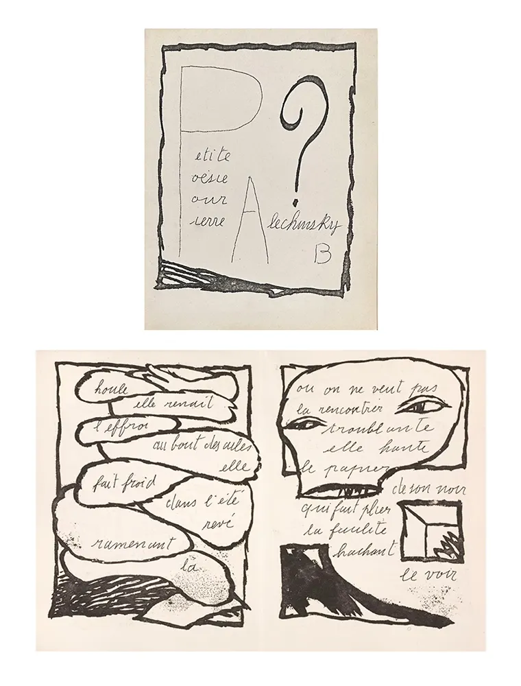 Illustriertes Buch Alechinsky - Petite poésie pour Pierre Alechinsky