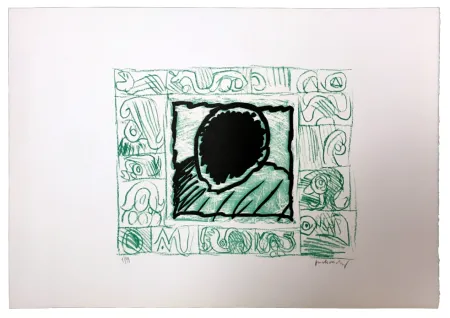 Linolschnitt Alechinsky - Planche VI