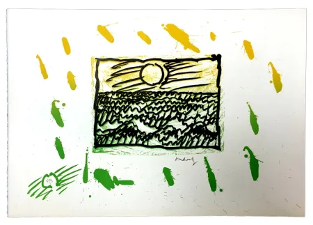 Linolschnitt Alechinsky - Planche VII