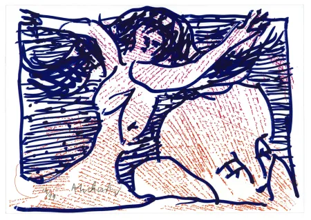 Lithographie Alechinsky - Pointes et Feutres (4)