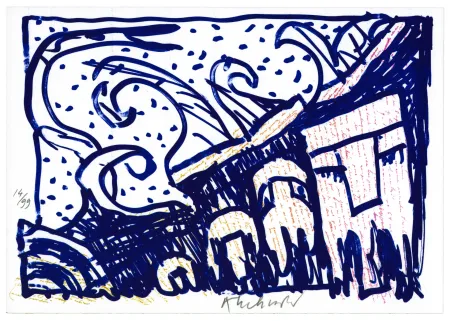 Lithographie Alechinsky - Pointes et Feutres (6)