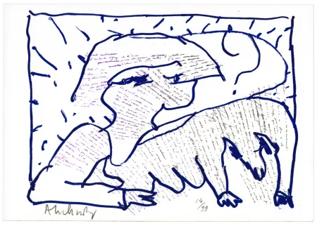 Lithographie Alechinsky - Pointes et Feutres (8)