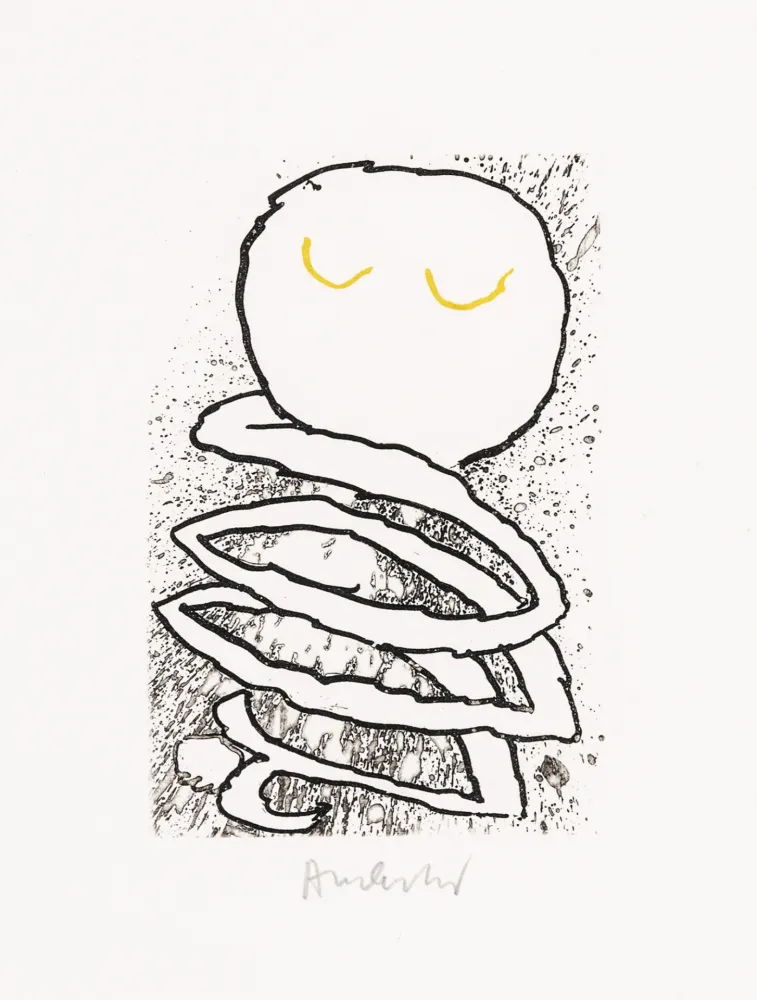 Radierung Und Aquatinta Alechinsky - Pointes Planche V bis