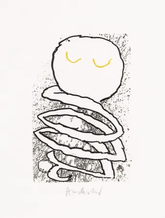 Radierung Und Aquatinta Alechinsky - Pointes Planche V bis