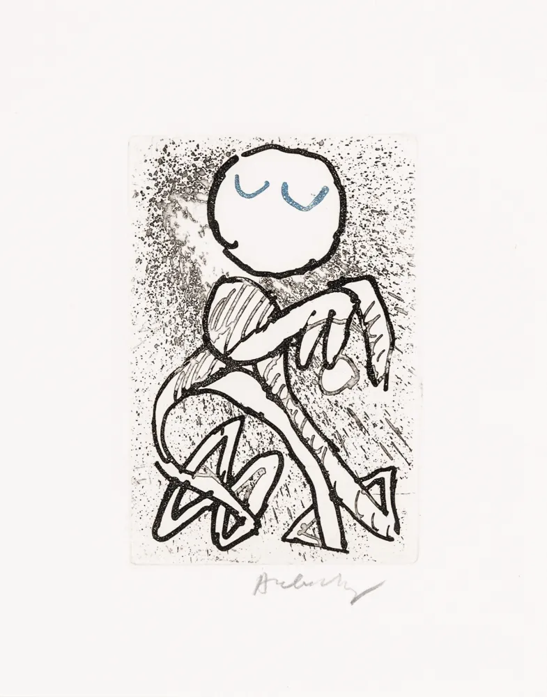 Radierung Und Aquatinta Alechinsky - Pointes Planche XIV bis