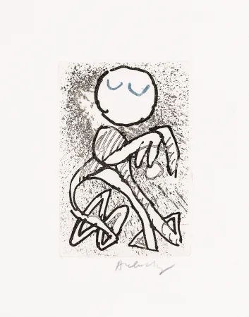 Radierung Und Aquatinta Alechinsky - Pointes Planche XIV bis