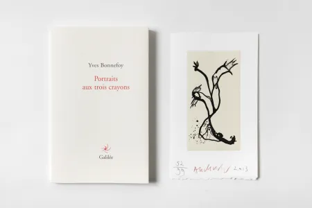 Stich Alechinsky - Portrait aux trois crayons