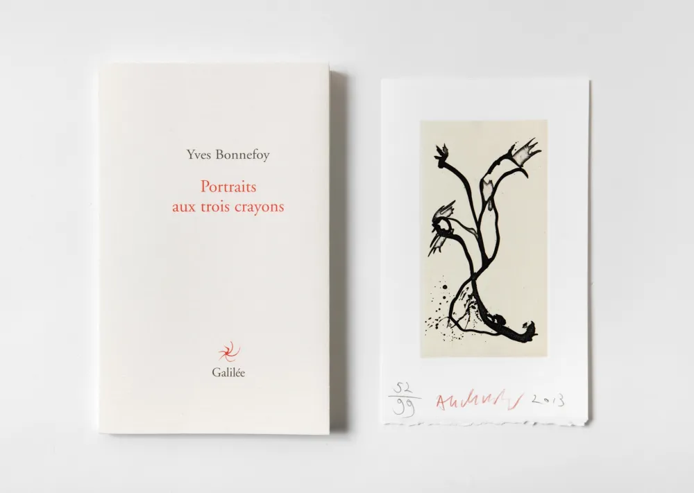 Illustriertes Buch Alechinsky - Portrait aux trois crayons