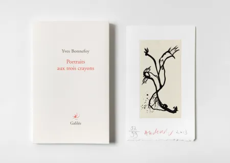 Illustriertes Buch Alechinsky - Portrait aux trois crayons