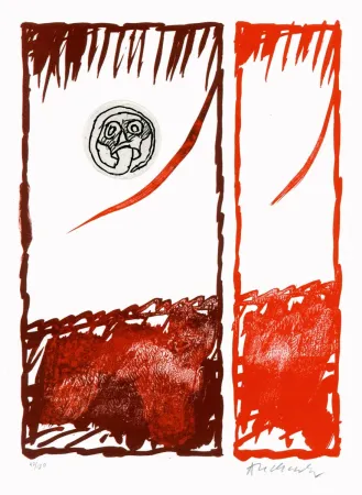 Radierung Alechinsky - Pour Vacillations