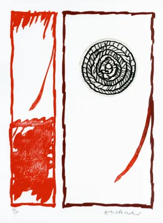 Lithographie Alechinsky - Pour Vacillations