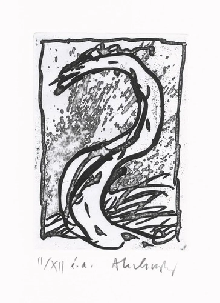 Lithographie Alechinsky - Rein comme si de rien