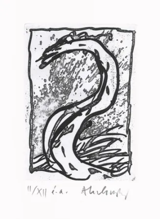 Lithographie Alechinsky - Rein comme si de rien