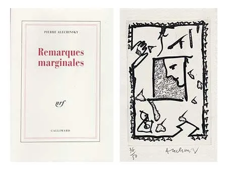 Illustriertes Buch Alechinsky - Remarques marginales
