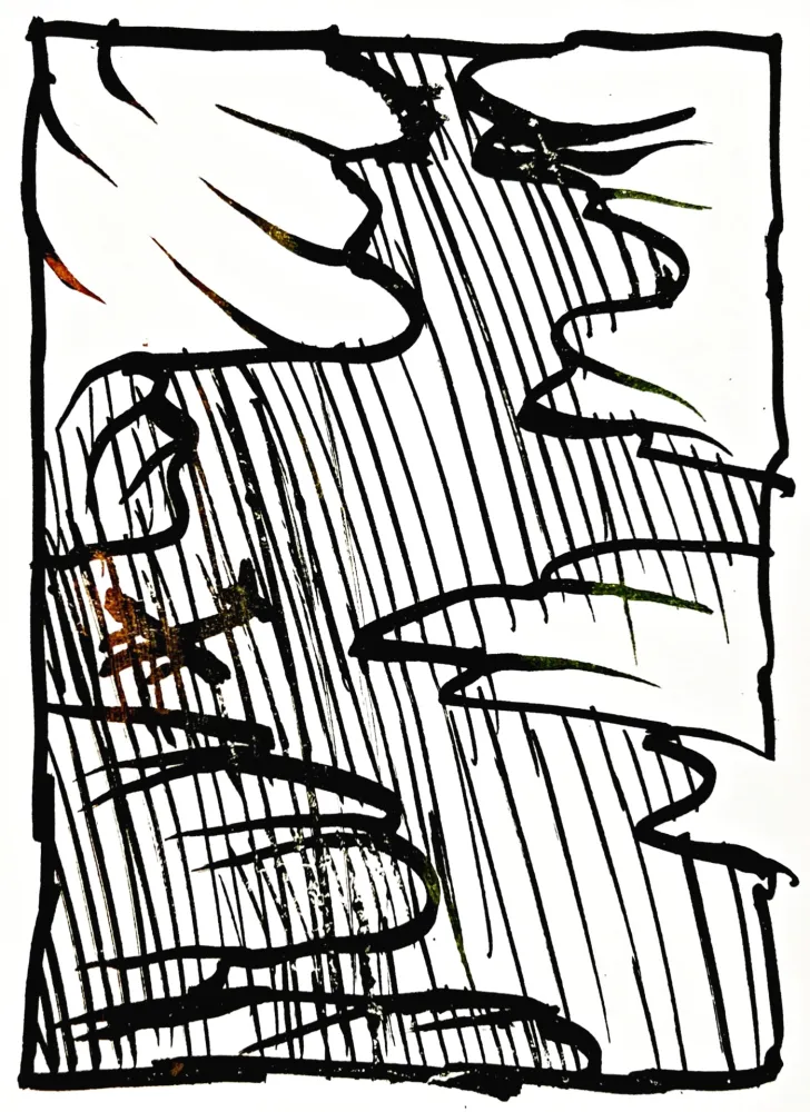 Lithographie Alechinsky - Résumé