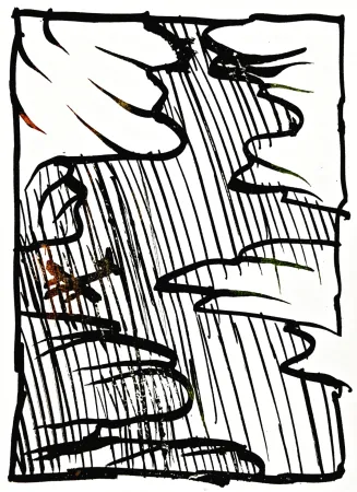 Lithographie Alechinsky - Résumé