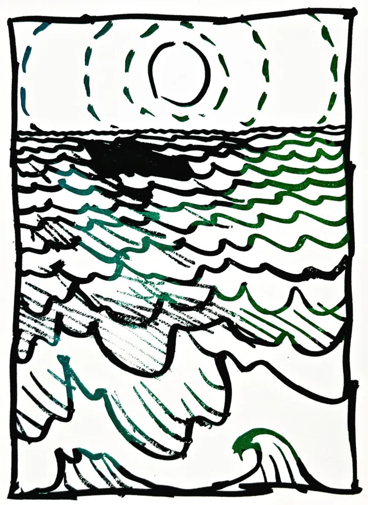 Lithographie Alechinsky - Résumé