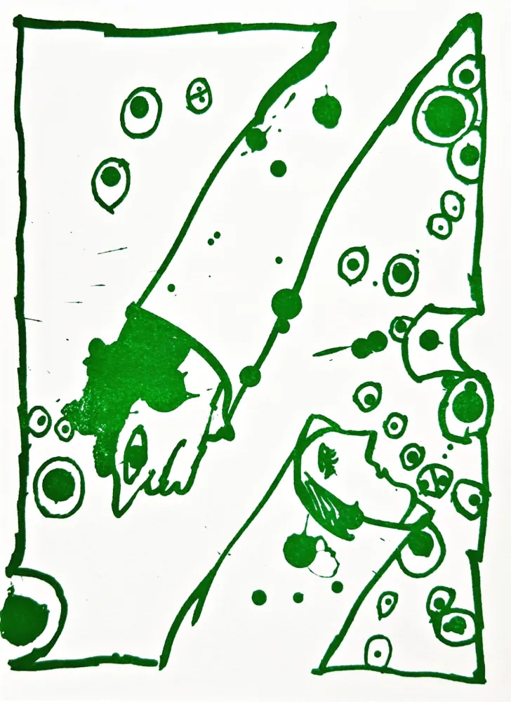 Lithographie Alechinsky - Résumé