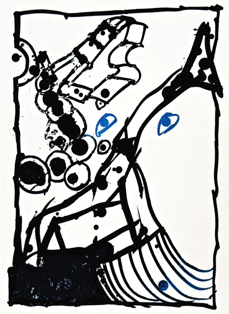 Lithographie Alechinsky - Résumé