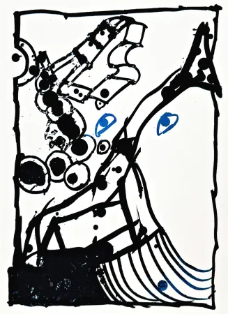 Lithographie Alechinsky - Résumé