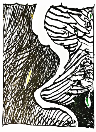 Lithographie Alechinsky - Résumé