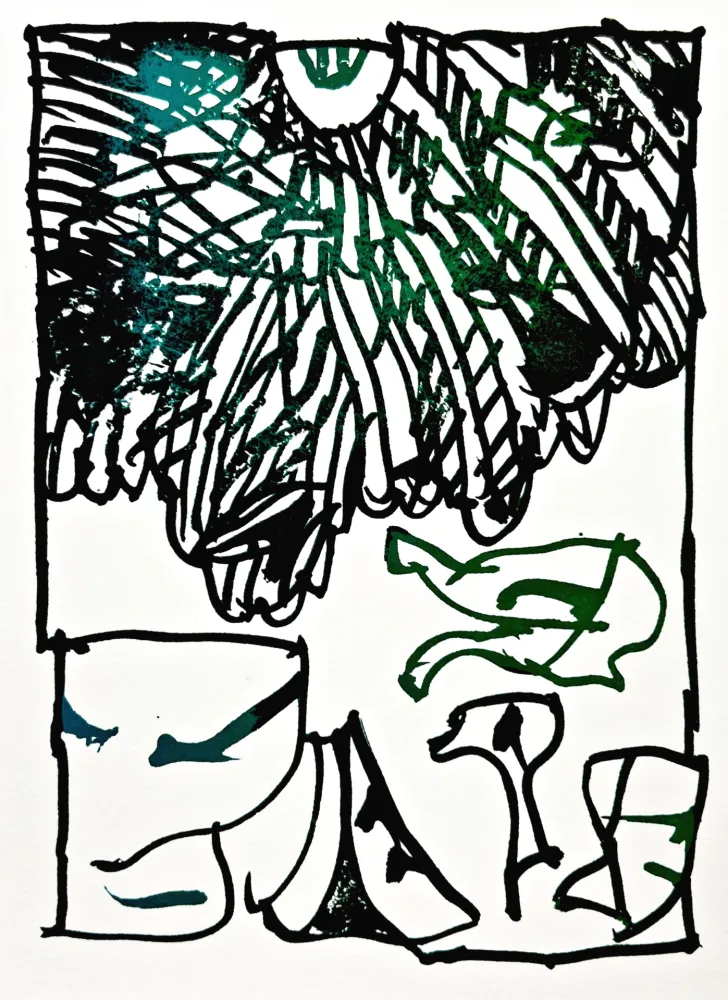 Lithographie Alechinsky - Résumé